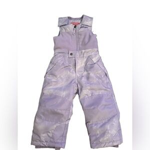 Snozu Kids Lavender Overalls snow bibs